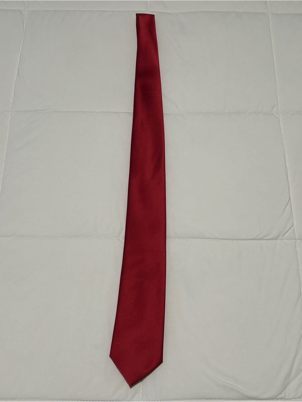 George Men's Solid Burgundy Tie